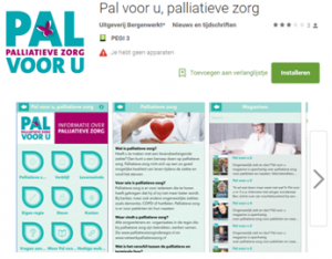Pal voor U bevat uitgebreide informatie over de mogelijkheden omtrent palliatieve zorg.